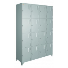 ROUPEIRO DE AÇO 16 PORTAS PEQUENAS